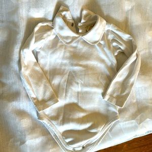 Tbbc long sleeve collared onesie 12-18m